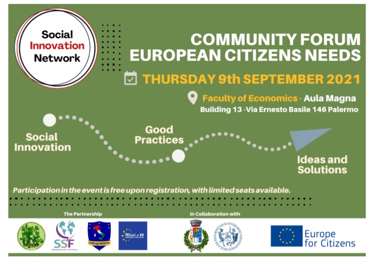 Our first event in Palermo, Italy  – The Community Forum European Citizens Needs